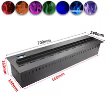 3D Atomized Fireplace With Colorful Steam Flame ECO Decorative Customized Mist Intelligent Indoor Electric Water Vapor Fireplace - Image 2